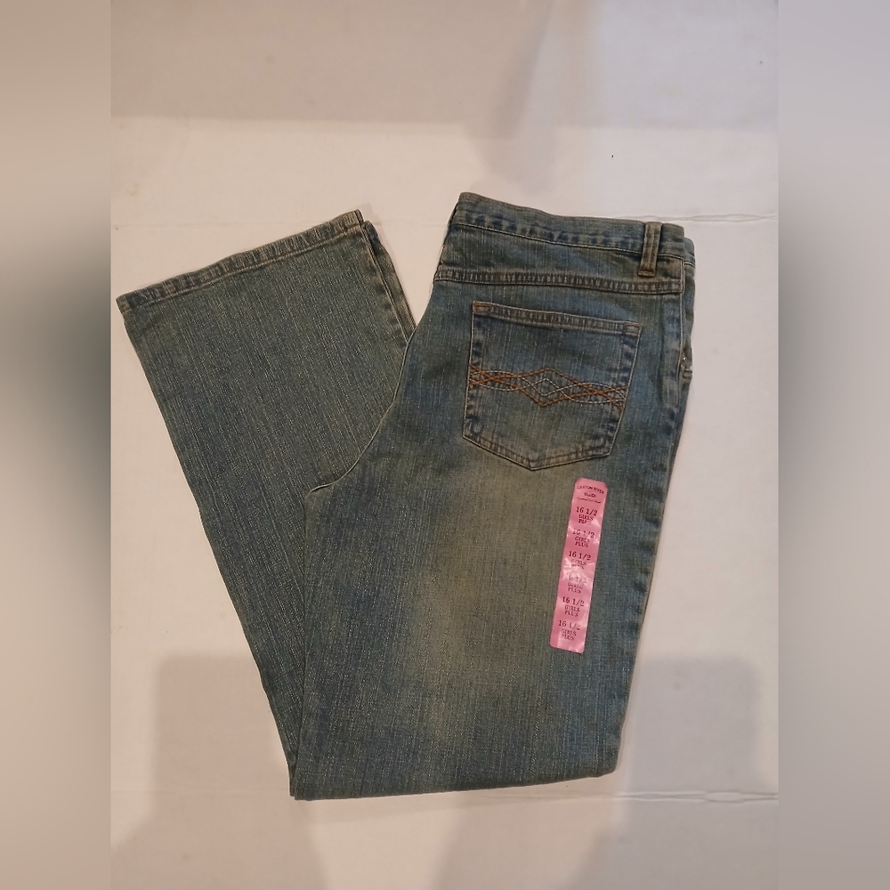 Canyon River Blues Flare Leg Jeans Girls Size  16 1/2 Plus